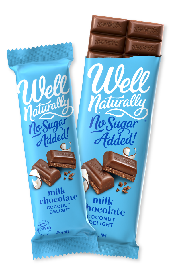 Well Naturally Chocolate With No Added Sugar